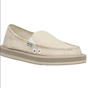 COPY - Sanuk Womens Sidewalk Surfers, Size 10